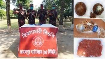 কুড়িগ্রামে সতের লক্ষ টাকার ইয়াবার চালান আটক