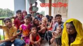 নোয়াখালীতে পালাতে গিয়ে সুবর্ণচরে নারী শিশুসহ আটক- ২৫ রোহিঙ্গা।