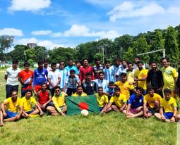 বরিশালে ব্রাজিল -আর্জেন্টিনা  প্রীতি  ম্যাচ অনুষ্ঠিত