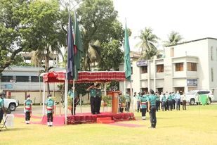 বরিশাল মেট্রোপলিটন পুলিশ এর  মাস্টার প্যারেড  অনুষ্ঠিত