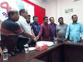 ঝালকাঠিতে নিউজ টোয়েন্টিফোরের প্রতিষ্ঠাবার্ষিকী পালন