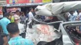 উজিরপুরে বাস-মাইক্রোবাসের মুখোমুখি সংঘর্ষে নিহতের সংখ্যা ৫, আহত-২০জন