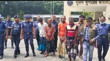 জয়পুরহাটে বৈদ্যুতিক মিটার ও ট্রান্সফরমার চুরি চক্রের ৭ সদস্য গ্রেপ্তার