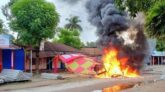 ঠাকুরগাঁওয়ে বিএনপি কার্যালয়ে অগ্নি সংযোগের পর  এবার কৃষি অফিসের সাইনবোর্ড অবগত নয় জেলা কৃষি বিভাগ