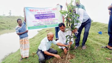 জয়পুরহাটের জামালপুরে বনায়ন কার্যক্রম ২০২২ এর শুভ উদ্বোধন