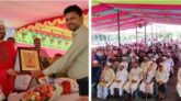 দুমকিতে কলেজ গভর্ণিং বডির নব-নিযুক্ত সভাপতিকে  নাগরিক সংবর্ধনা