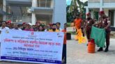 নলছিটিতে ভূমিকম্প ও অগ্নিকাণ্ড বিষয়ক মহড়া অনুষ্ঠিত