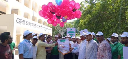 নানা আয়োজনে জয়পুরহাটে জাতীয় নিরাপদ সড়ক দিবস পালিত