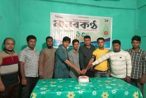 নবাবগঞ্জে মানবকন্ঠ পত্রিকার ১০ম বর্ষপূর্তি উদযাপন