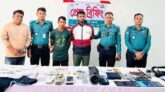 বরিশালে পুলিশের অভিযানে আন্তঃজেলা চোর চক্রের মূল হোতা ও তার সহযোগী গ্রেফতার