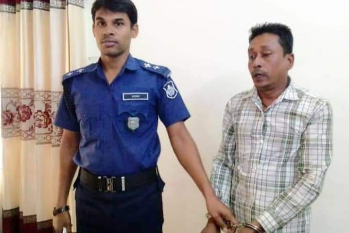 আপন বড় ভাইকে  হত্যা করে পালিয়ে যাওয়া ছোট ভাই মানিকছড়ি থেকে গ্রেপ্তার