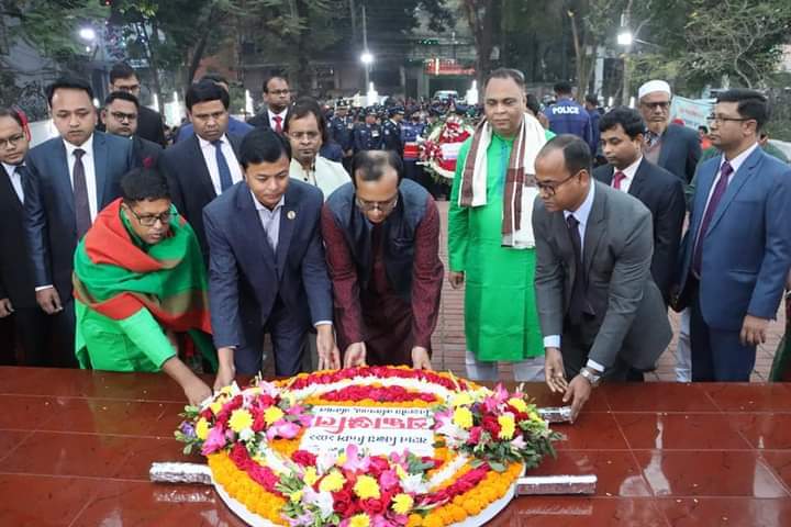 বরিশালে জেলা প্রশাসন এর আয়োজনে যথাযথ মর্যাদায়  মহান বিজয় দিবস উদযাপিত