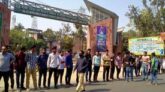 সন্ত্রাস ও মাদকমুক্ত ক্যাম্পাসের দাবিতে হাবিপ্রবিতে মানববন্ধন