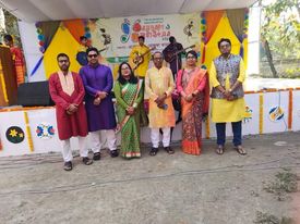 বরিশালে বর্ণাঢ্য আয়োজনে বসন্ত উৎসব উদযাপিত