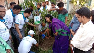 ঝালকাঠিতে ৩১ তম প্রতিষ্ঠা বার্ষিকীতে সবুজায়নে শক্তি ফাউন্ডেশন