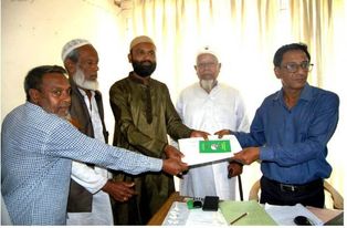 বরিশাল সিটি ২৯ নং ওয়ার্ড এর  কাউন্সিলর পদে মনোনয়নপত্র সংগ্রহ করলেন সাংবাদিক রেদওয়ান রানা