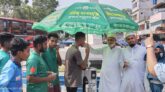তীব্রগরমে বিশুদ্ধ পানি নিয়ে পথচারীদের পাশে বিডি ক্লিন