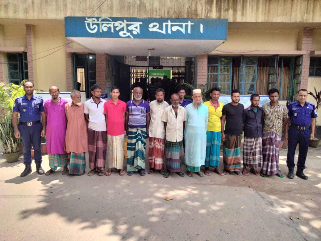 কুড়িগ্রামে পুলিশি অভিযানে একদিনে গ্রেফতার ৫০