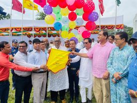 কুড়িগ্রামে বঙ্গবন্ধু গোল্ডকাপ ও বঙ্গমাতা শেখ ফজিলাতুন্নেছা মুজিব গোল্ডকাপ প্রাথমিক বিদ্যালয় ফুটবল টুর্নামেন্ট  উদ্ধোধন