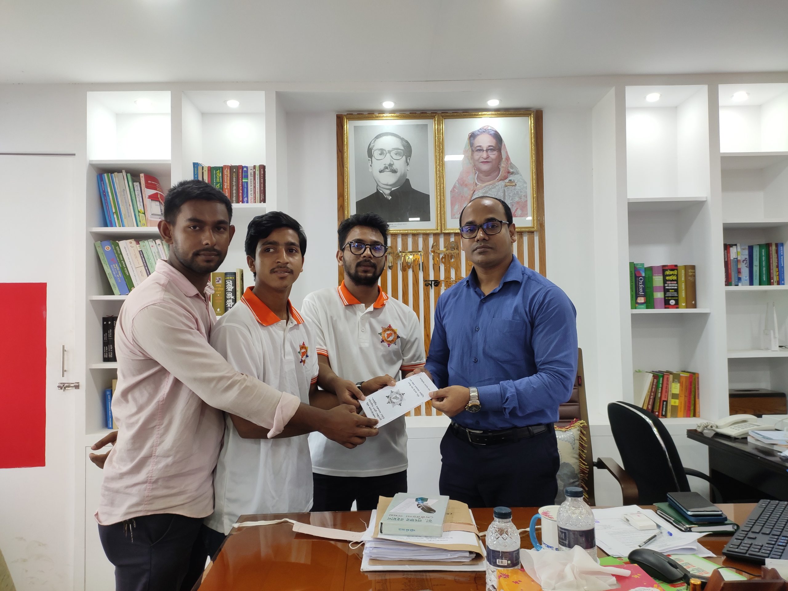 উপজেলা নির্বাহী কর্মকর্তার সাথে তারুণ্যের নলছিটি প্রতিনিধি দলের সৌজন্য সাক্ষাৎ