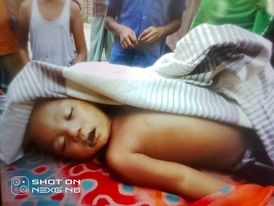 বদলগাছীতে গ্যাস ট্যাবলেট খাওয়ায়ে ৯ মাস বয়সী শিশুকে মেরে ফেলার অভিযোগ মায়ের।