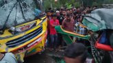 নলছিটিতে মাহেন্দ্র ও পরিবহন মুখোমুখি সংঘর্ষে নিহত – ২