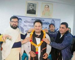 হিলিতে নেতা-কর্মীদের ভালোবাসায় সিক্ত এমপি শিবলী সাদিক