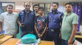 নলছিটিতে এক কেজি গাঁজাসহ যুবক আটক