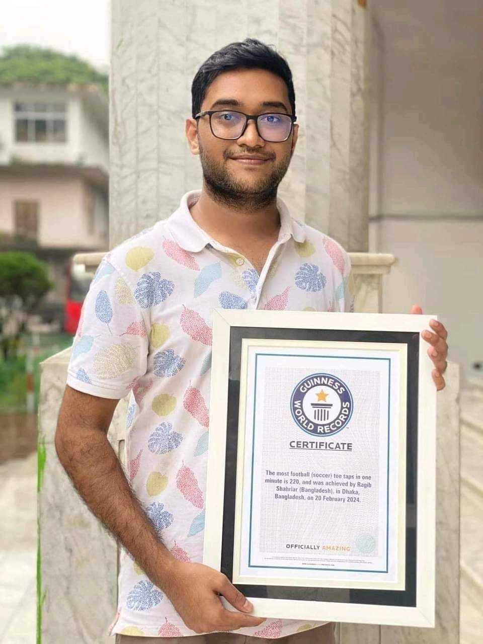 নলছিটি প্রেসক্লাবে সভাপতির ছেলের গিনেস ওয়ার্ল্ড রেকর্ড