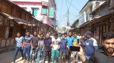 স্কুলের দেয়ালে জয়বাংলা স্লোগান প্রধান শিক্ষকের অপসারনের দাবী