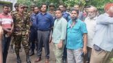 সরকারি খাল দখলমুক্ত করতে নোয়াখালীর সেনবাগে উপজেলা প্রশাসনের উচ্ছেদ অভিযান 