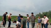 পাথর উত্তোলনে নিষিদ্ধ ৫টি ড্রেজার মেশিন ধংস করেছে তেঁতুলিয়া পুলিশ