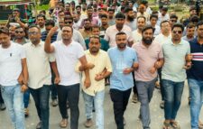 নিষিদ্ধ আওয়ামী লীগের নাশকতামূলক অপতৎপরতার বিরুদ্ধে শার্শায় স্বেচ্ছাসেবক দলের প্রতিবাদী গণমিছিল